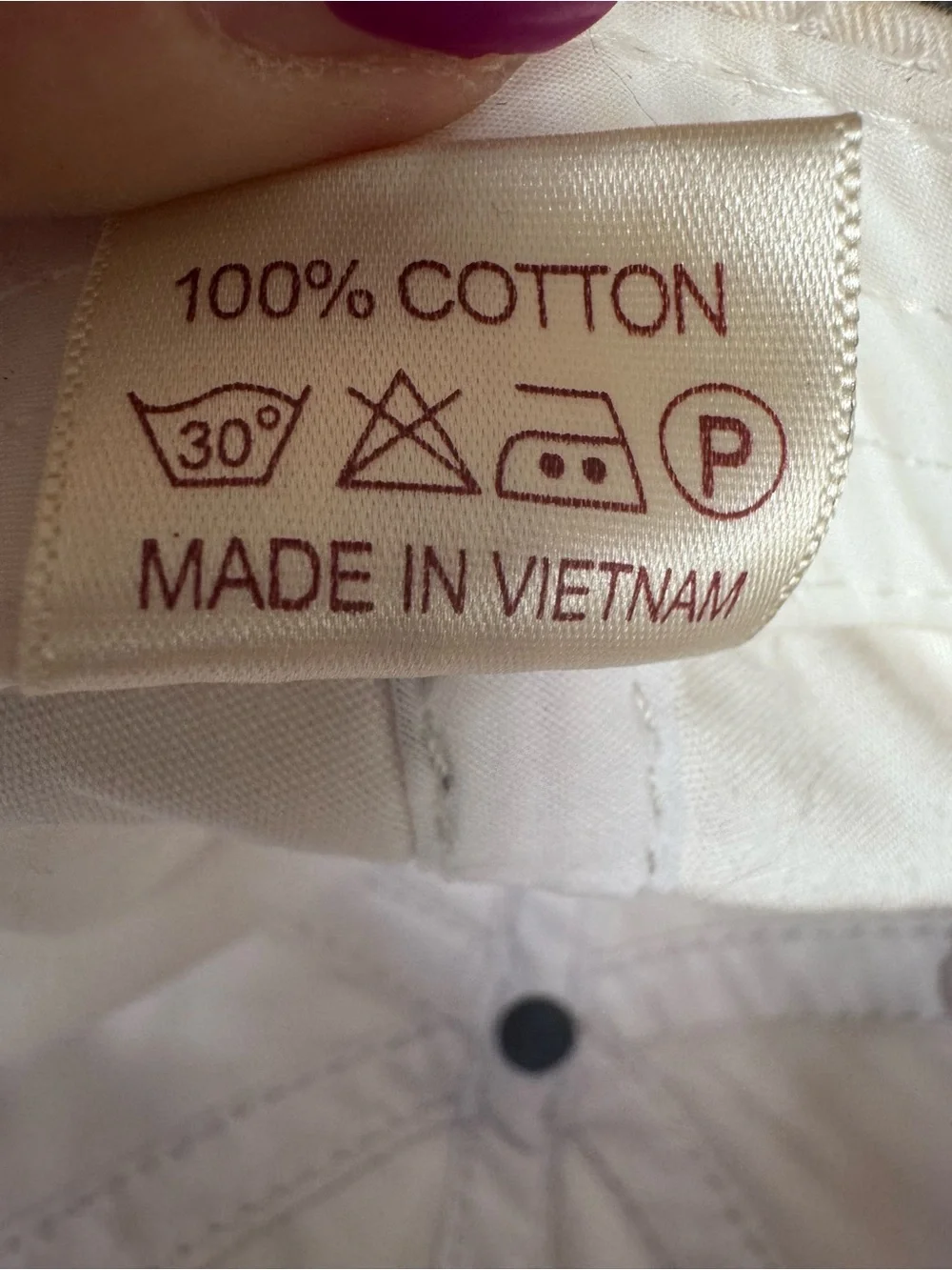 True Religion White Baseball Cap with Brown Brim Patch see photos for details